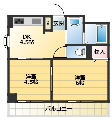 レインフォレストの間取り