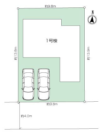 ハイランド二丁目　建築条件付き売地の画像