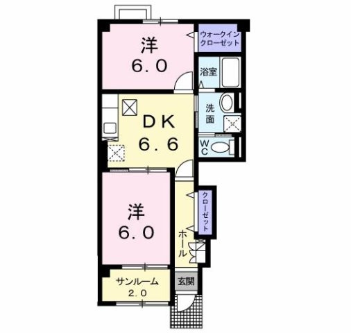 アビニヨン．Ｍ　Ａの間取り