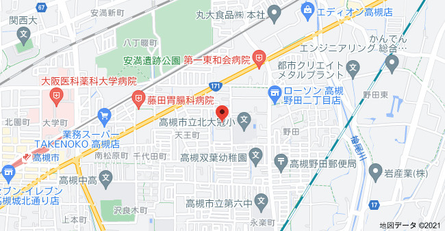 高槻野村マンションの地図