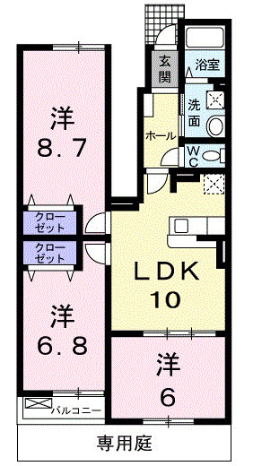 フェリーチェの間取り