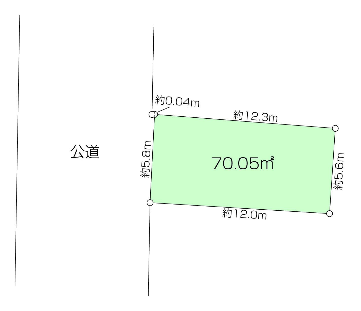 ~建築条件なし~三崎4丁目売地の画像