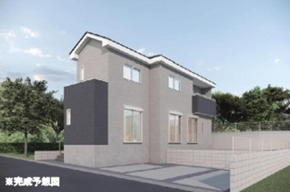 【仲介手数料無料】新築戸建　嵐山町菅谷264-1（全1棟）の外観パース