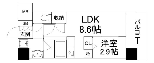 【間取り】 | コンフォリア・リヴ京橋