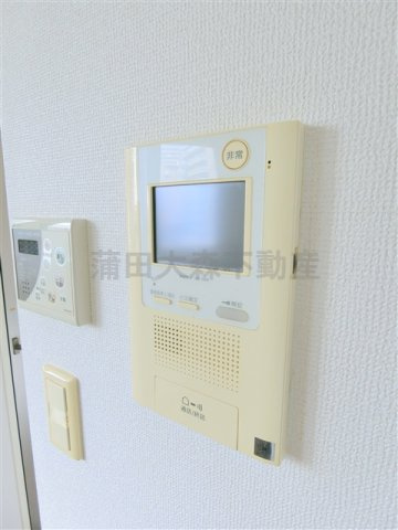 クロスレジデンス蒲田の設備|TVモニター付オートロック　インターホン