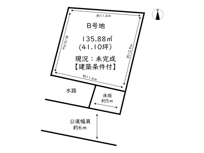 【土地図】 | 明石市魚住町清水／3区画【建築条件付】