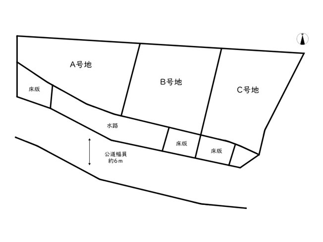 【区画図】 | 明石市魚住町清水／3区画【建築条件付】