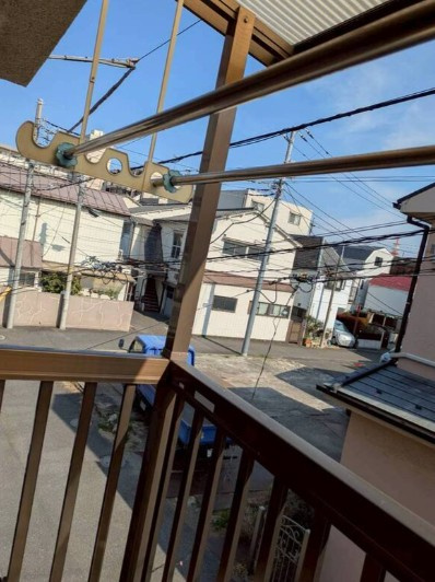 蓮沼戸建て住宅のバルコニー