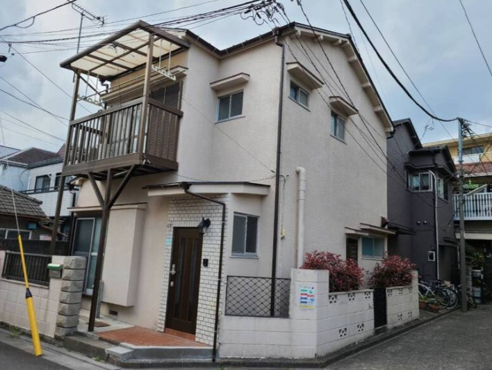 蓮沼戸建て住宅の外観