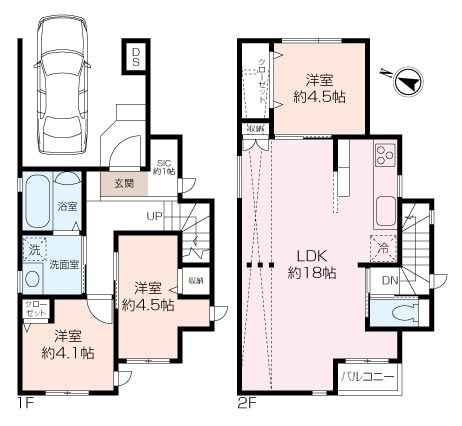 ー全2棟ー六浦3丁目新築戸建　1号棟の画像
