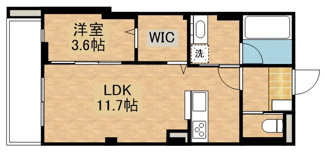 【間取り】 | ハナワダHKYMパナハイツ