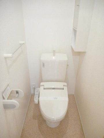カーサ　プラシードのトイレ|清潔感のあるトイレです