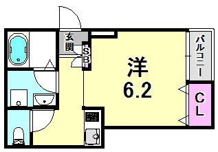 MARSH仁川の間取り