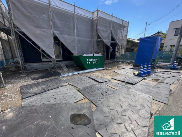たつの市龍野町中村　第1期　新築一戸建ての外観|周辺は落ち着いた街並みの住宅地！子育てがしやすい住環境です！まだ未完成ですが、現地でしかわからない事もございます。是非一度ご覧ください。