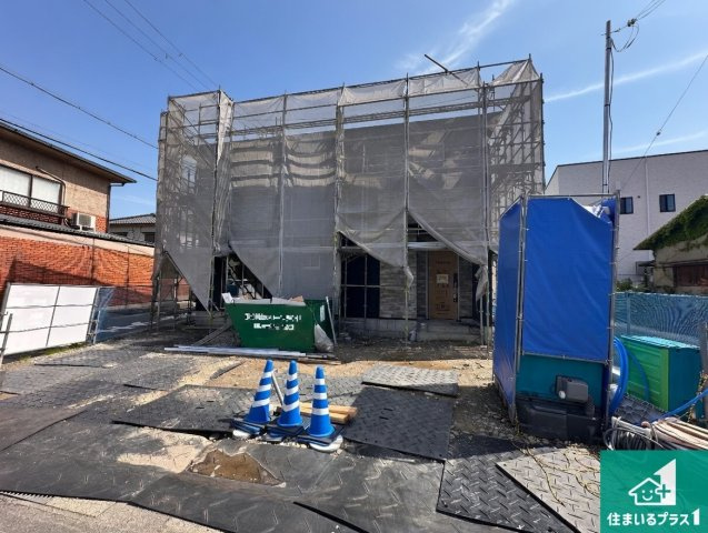 たつの市龍野町中村　第1期　新築一戸建ての外観|周辺は落ち着いた街並みの住宅地！子育てがしやすい住環境です！まだ未完成ですが、現地でしかわからない事もございます。是非一度ご覧ください。