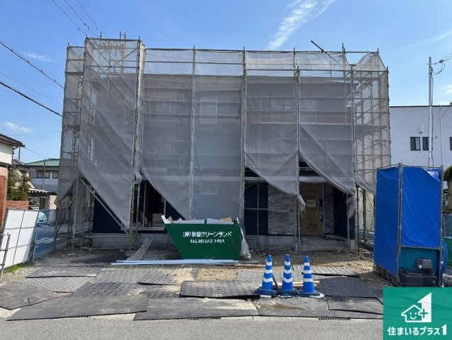 たつの市龍野町中村　第1期　新築一戸建ての外観|周辺は落ち着いた街並みの住宅地！子育てがしやすい住環境です！まだ未完成ですが、現地でしかわからない事もございます。是非一度ご覧ください。