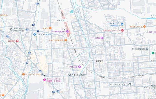 たつの市龍野町中村　第1期　新築一戸建ての地図