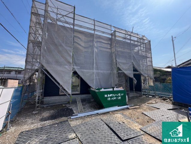 たつの市龍野町中村　第1期　新築一戸建ての外観|周辺は落ち着いた街並みの住宅地！子育てがしやすい住環境です！まだ未完成ですが、現地でしかわからない事もございます。是非一度ご覧ください。