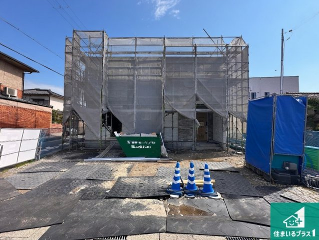 たつの市龍野町中村　第1期　新築一戸建ての外観|周辺は落ち着いた街並みの住宅地！子育てがしやすい住環境です！まだ未完成ですが、現地でしかわからない事もございます。是非一度ご覧ください。