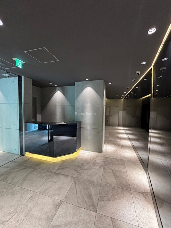 S-RESIDENCE南堀江のロビー|清潔なロビーです