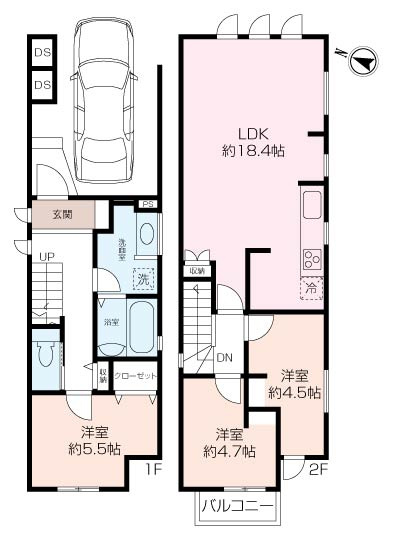 ー全2棟ー六浦3丁目新築戸建　2号棟の画像