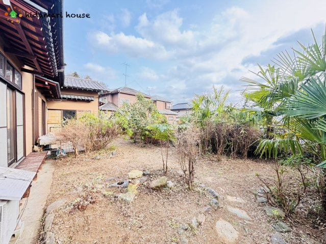 蓮田市江ヶ崎　中古平屋戸建の庭