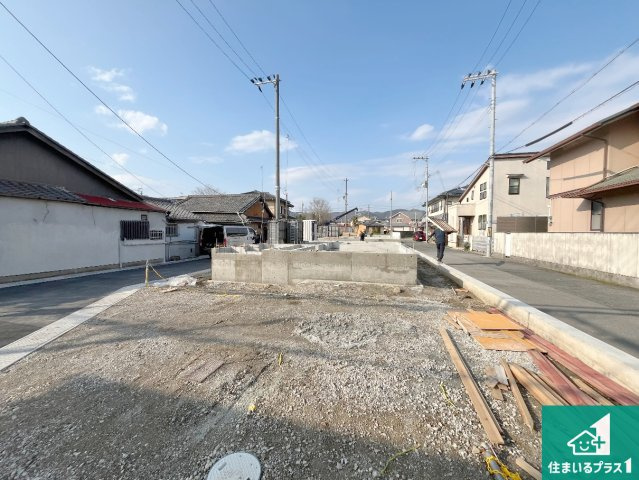 姫路市野里慶雲寺前町　第1期　新築一戸建ての外観|現在の進捗状況です！順調に作業進行中、完成が待ち遠しいです！詳細の間取り等、お気軽にお問い合わせください！