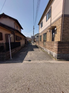 【その他】 | 尾上町長田建築条件なし売地 | 私道（持分１／３）の入口は４ｍ幅です
