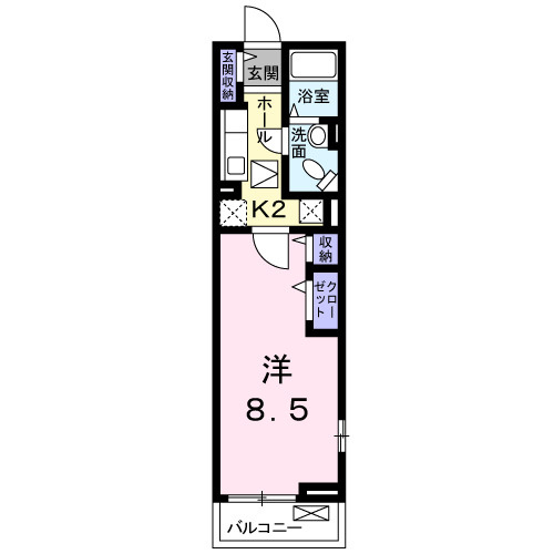 【間取り】 | ソレイユ・道