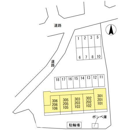 カーサ丸山の区画図|他社様掲載物件もまとめてご紹介、ご案内可能です(^^)/