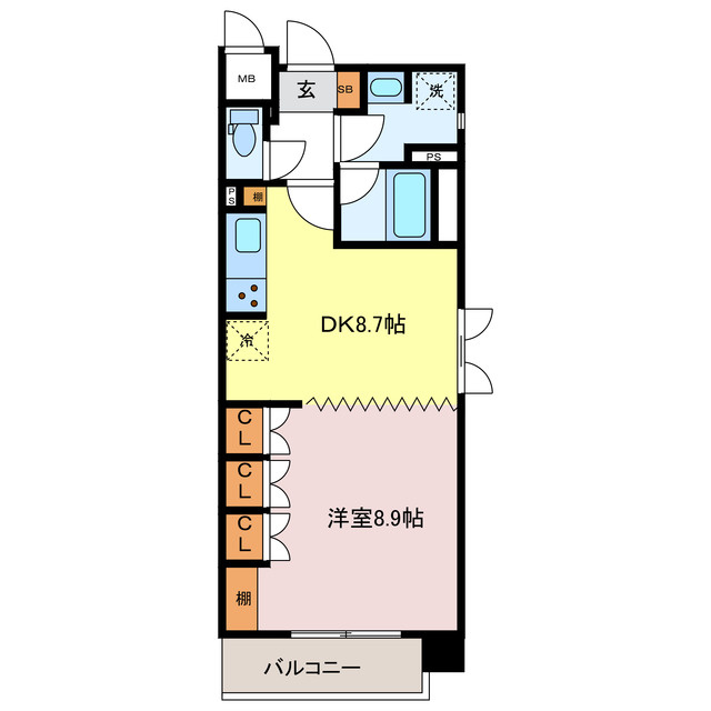 サクラメント駅南大路の間取り