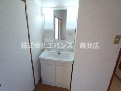 【洗面所】 | グリーンヒル小出C | 洗面所です