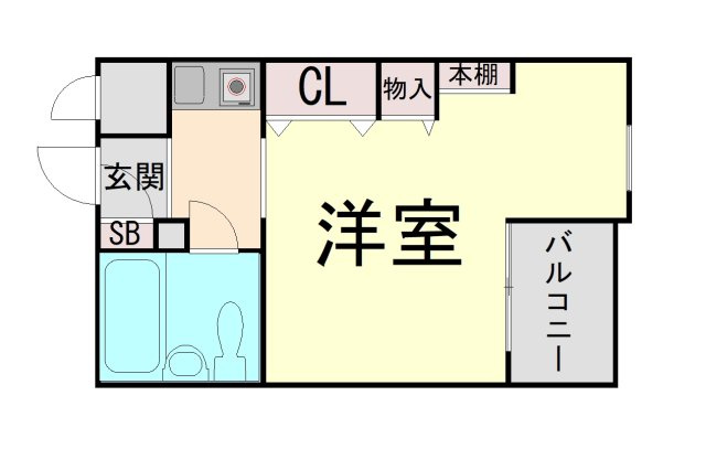 ラフェブランシュ岡本の間取り