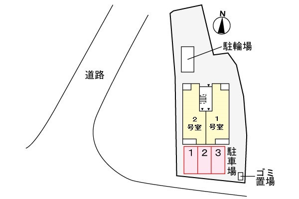 フリージア　ヒルの区画図