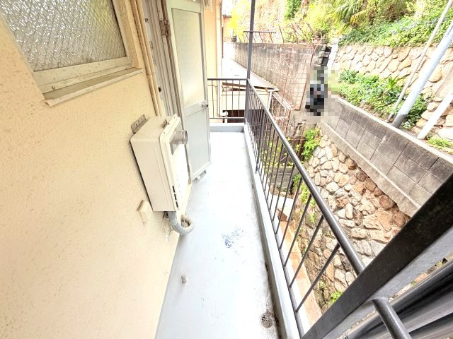 寺口マンションのバルコニー