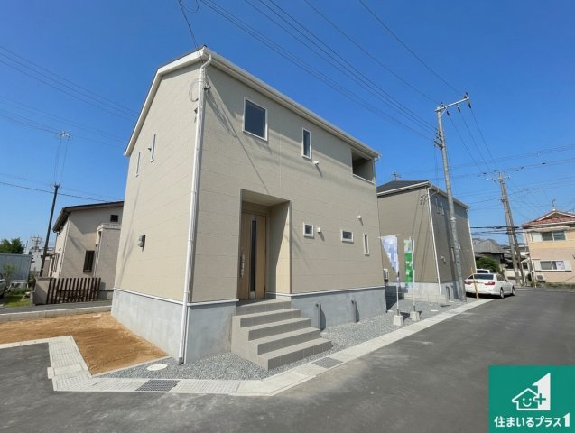姫路市野里慶雲寺前町　第1期　新築一戸建ての外観|お客様に長く安心して住んでいだだける事にこだわった家づくり！住んでからのアフターサービスにもしっかりと取り組んでいます！