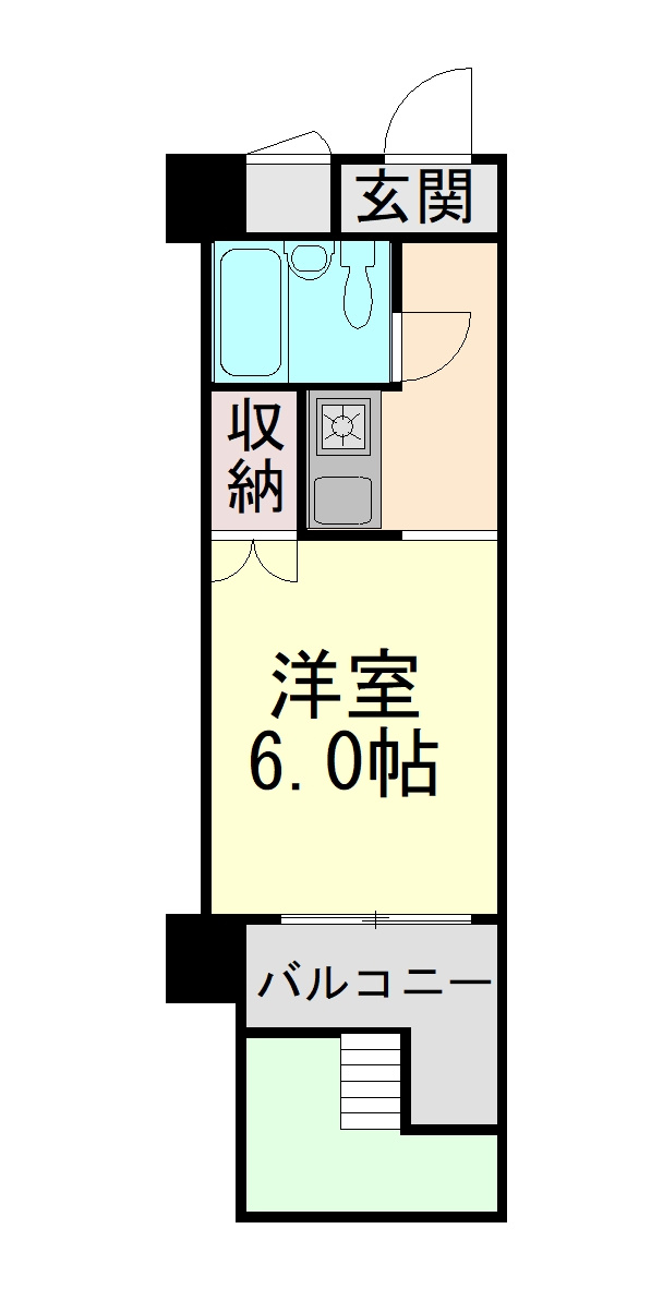 シンプルライフ王子の間取り