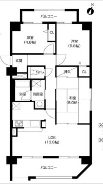 アーバネックス芦屋業平の間取り