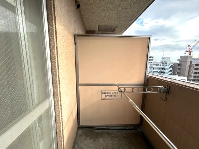 ウィズダムスクウェアのバルコニー