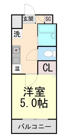 サンロイヤル八幡の間取り