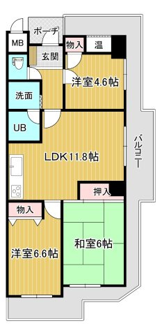 【間取り】 | サンロイヤル北六甲