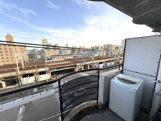 メゾン王子のバルコニー