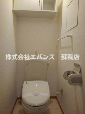 【トイレ】 | ソレアードD | 清潔感のあるトイレです