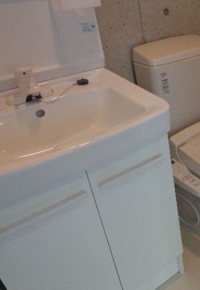 リシェス北千住の洗面所