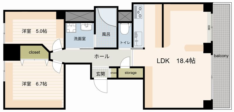 南青山第一マンションズの間取り