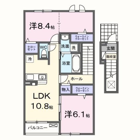 【間取り】 | メゾンド・プチ・フルールⅩⅣ