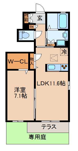 レクシエ南王子の間取り