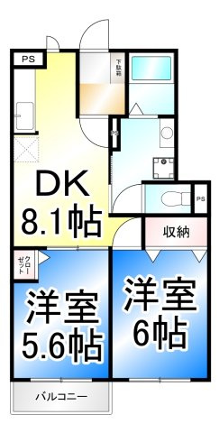 サンライズ瑞樹の間取り