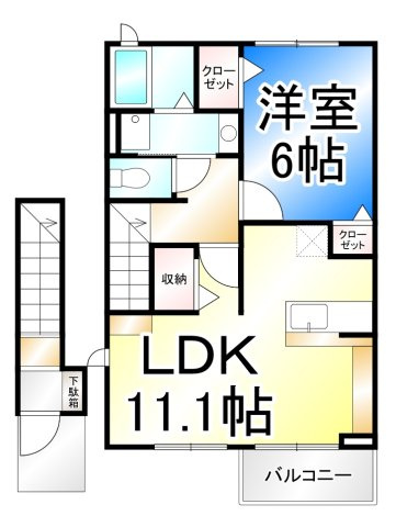 クラールT.Oの間取り