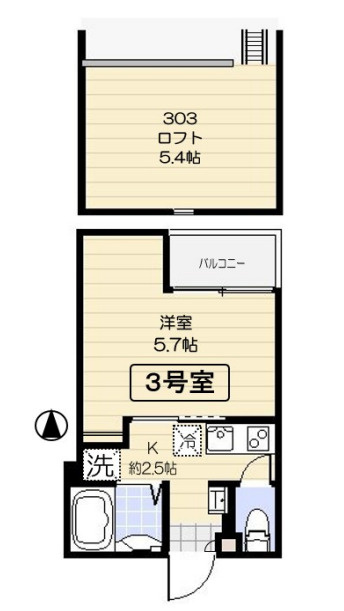 ＡＴ　ＥＡＳＥ東日暮里の間取り